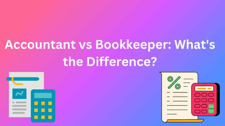 difference between accountant and bookkeeper